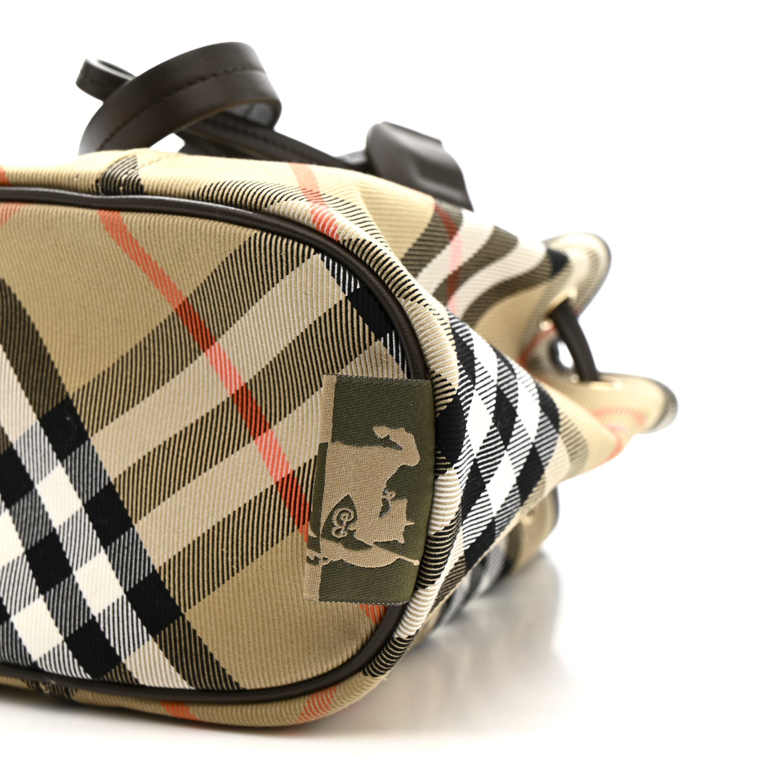 Burberry Check Mini Drawstring Pouch Sand 11 of 12