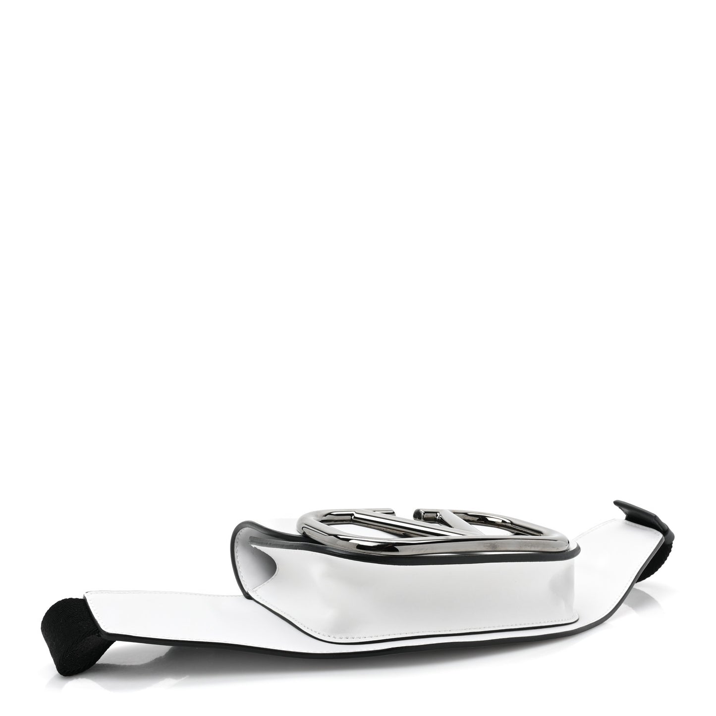 Calfskin Supervee Belt Bag White
