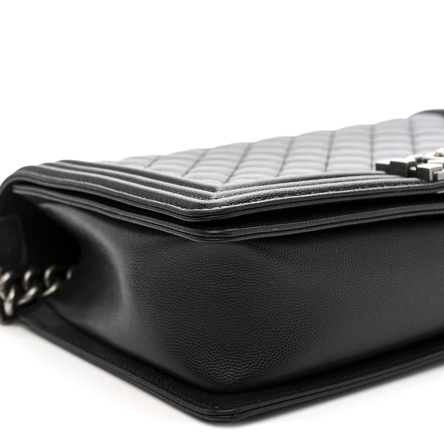 Caviar Quilted New Medium Boy Flap Black