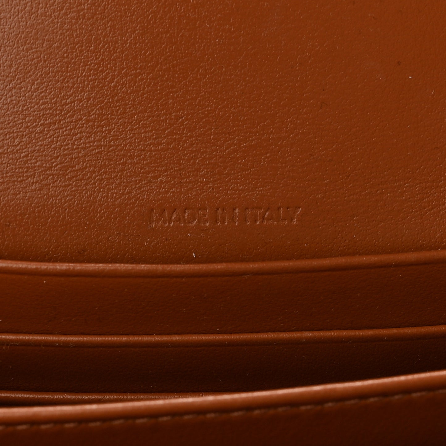 Triomphe Canvas Business Card Holder Tan