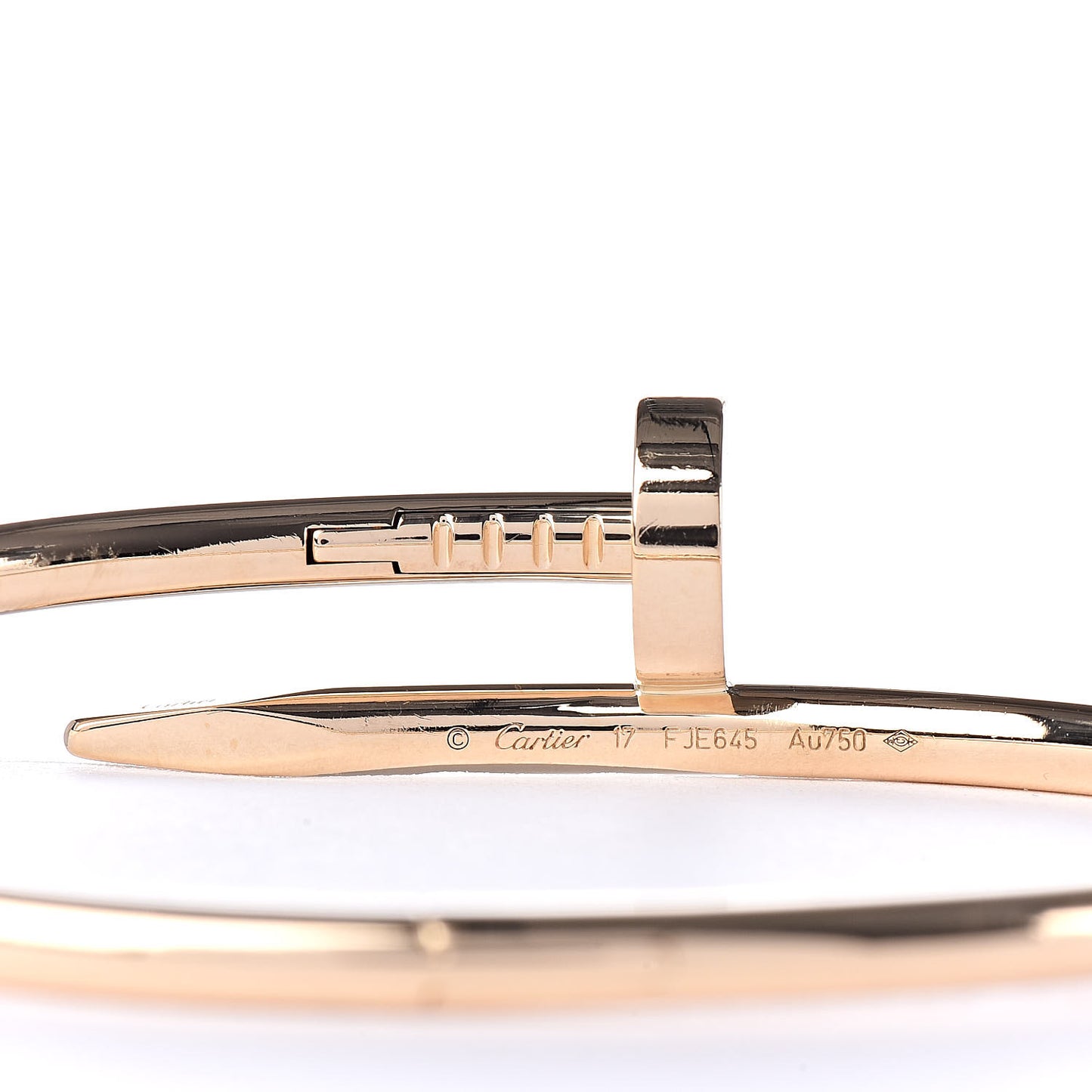18K Yellow Gold Juste Un Clou Bracelet 17