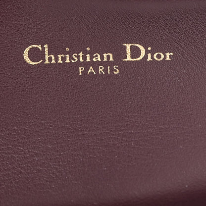 Christian Dior Oblique Saddle Card Holder Bordeaux 6 of 8