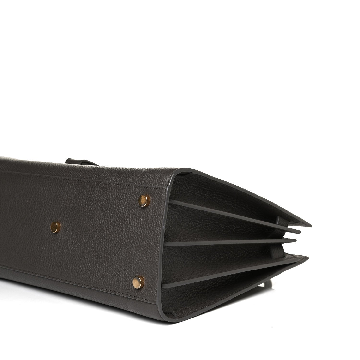 Saint Laurent Grained Calfskin Small Sac De Jour Charcoal 10 of 17