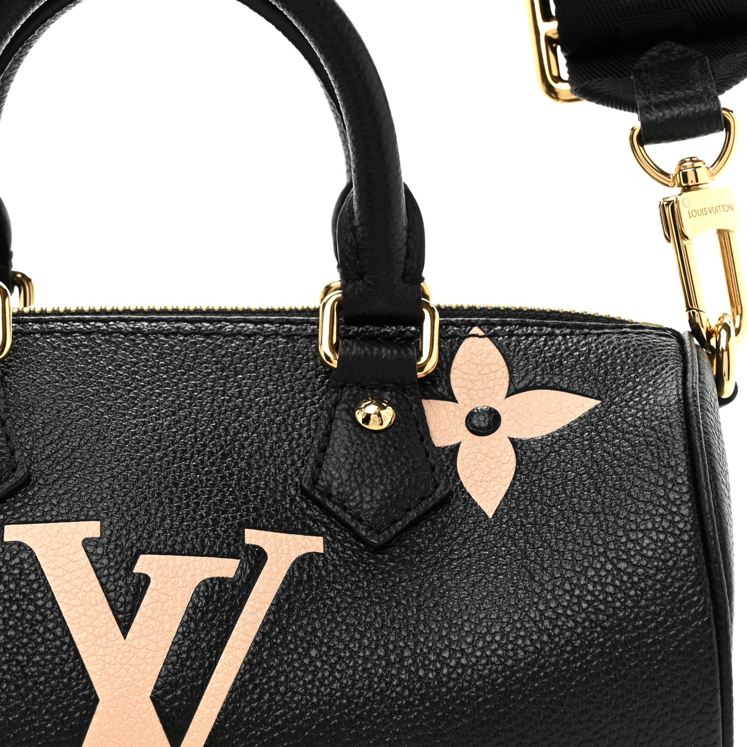 Louis Vuitton Empreinte Monogram Giant Papillon BB Black Beige 7 of 9