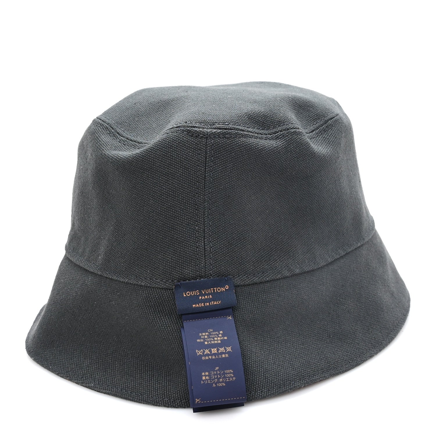 Louis Vuitton Monogram Landscape Reversible Bucket Hat M Brown Black 12 of 13