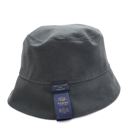 Louis Vuitton Monogram Landscape Reversible Bucket Hat M Brown Black 12 of 13
