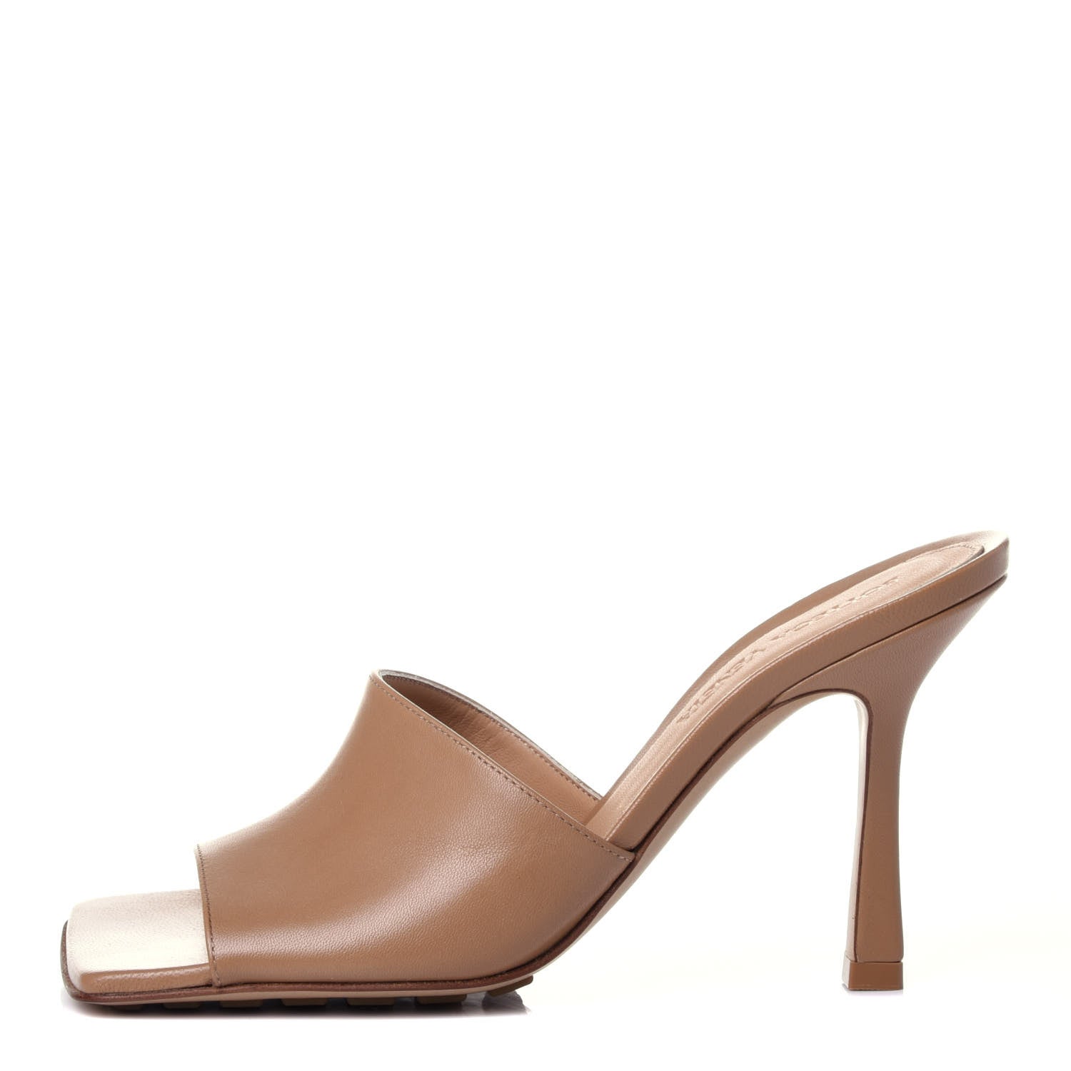 Bottega Veneta Lambskin Stretch Mule Sandals 35 Cipria 1 of 10