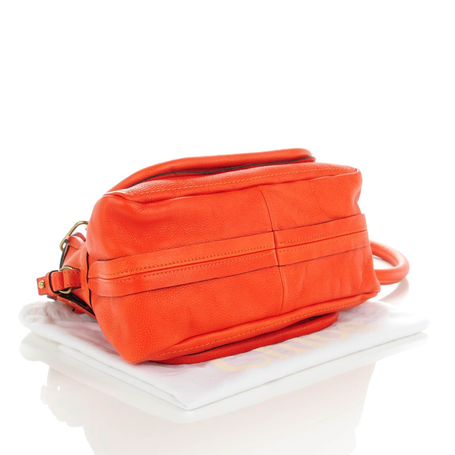 Chloe Calfskin Small Paraty Orange Mechanic 4 of 7