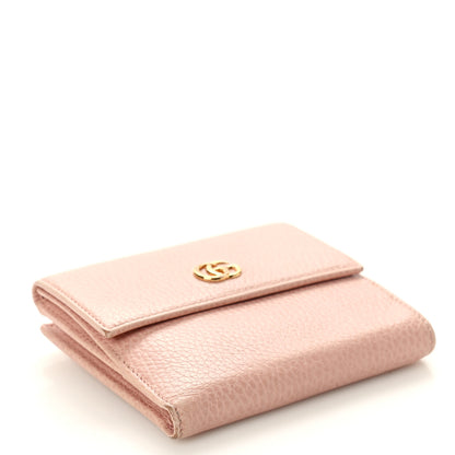 Gucci Dollar Calfskin Double G French Flap Wallet Perfect Pink 4 of 8