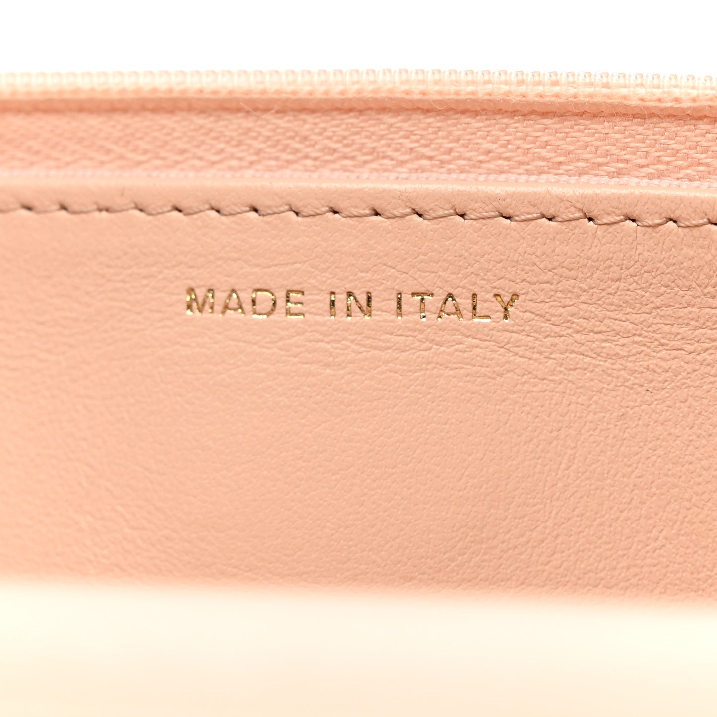 Caviar Quilted Bow Wallet On Chain WOC Light Beige