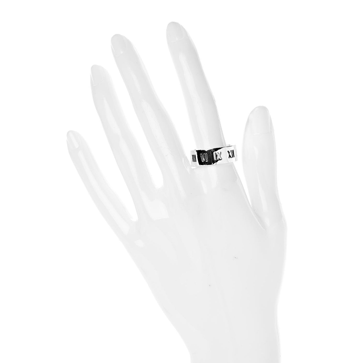 Sterling Silver Wide Atlas Pierced Ring 58 8.25