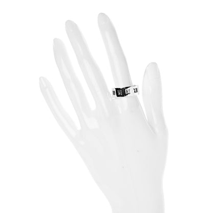 Tiffany Sterling Silver Wide Atlas Pierced Ring 58 8.25 2 of 5