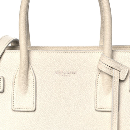 Saint Laurent Grained Calfskin Baby Sac De Jour Crema Soft 7 of 11
