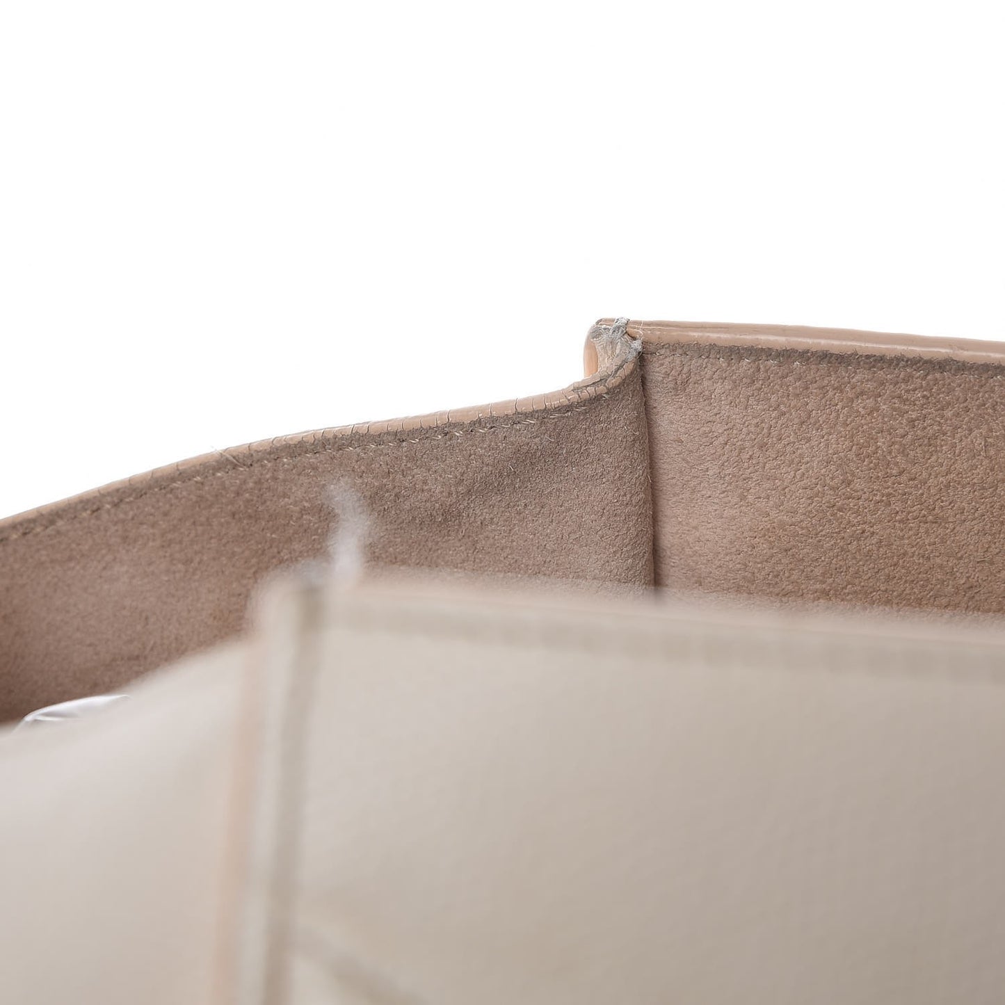 Grained Calfskin Medium Phantom Luggage Cream