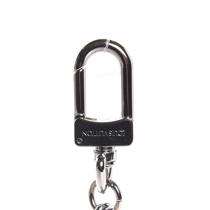 Louis Vuitton LV Facettes Bag Charm Key Holder Silver 3 of 4