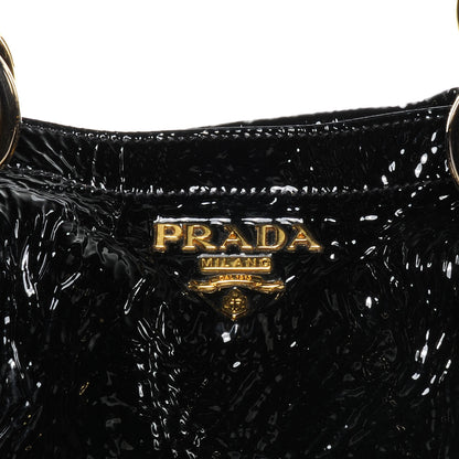 Prada Vernice Shopping Tote Black 5 of 9