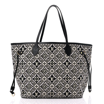 Louis Vuitton Jacquard Since 1854 Neverfull MM Grey 2 of 11