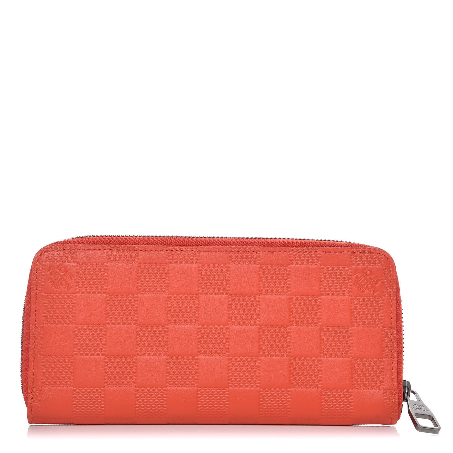 Damier Infini Zippy Vertical Wallet Magma