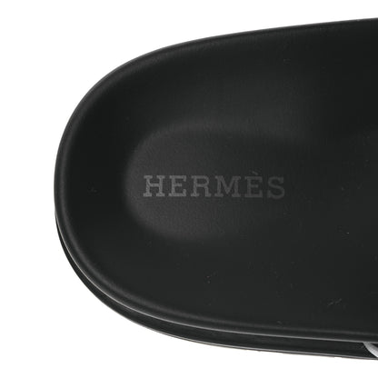 Hermes Suede Goatskin Womens Chypre Sandals 38 Bleu Mineral 8 of 10