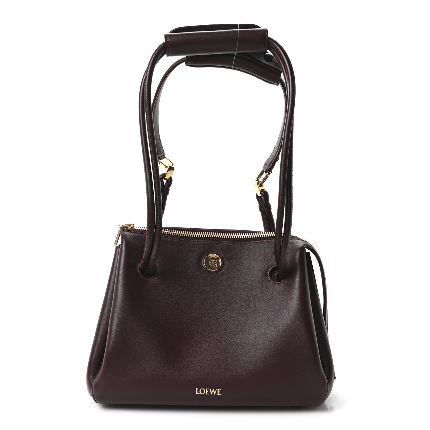 Loewe Supple Calfskin Small Madrid Bag Dark Burgundy 1 of 9