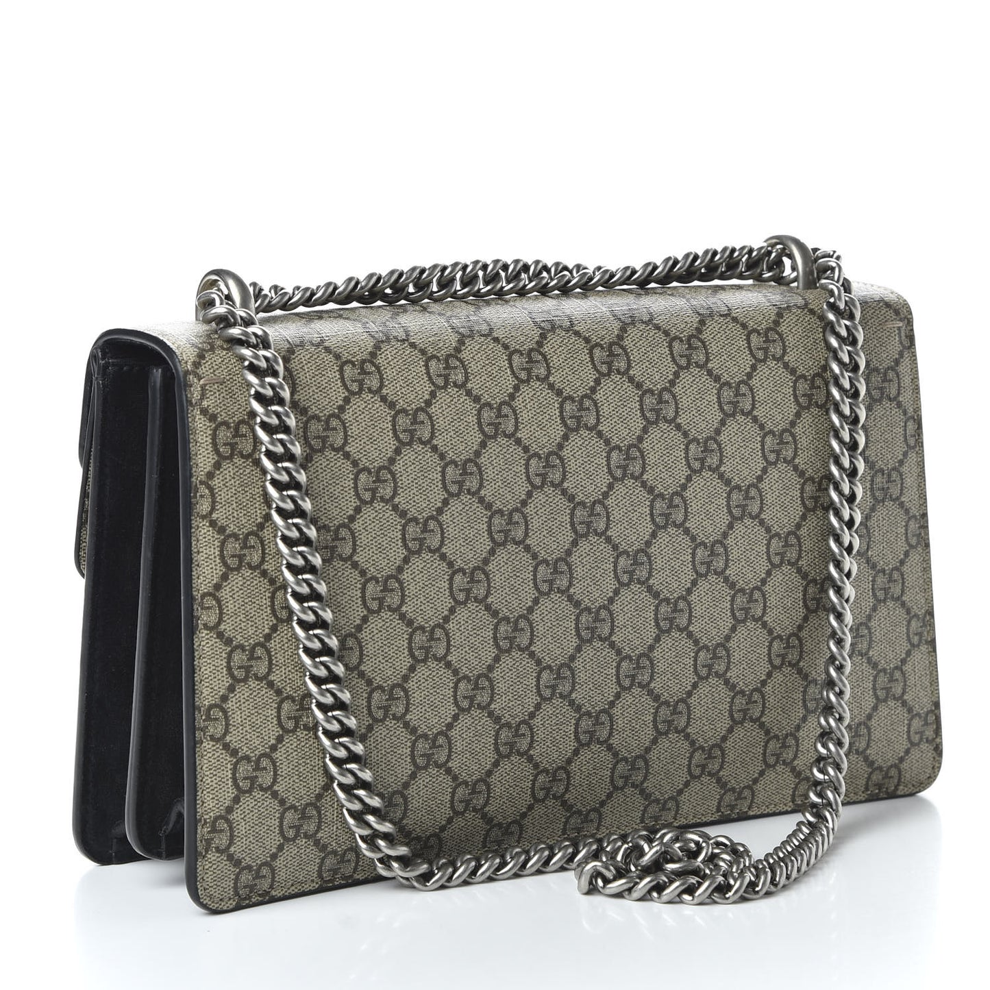 GG Supreme Monogram Small Dionysus Shoulder Bag Black