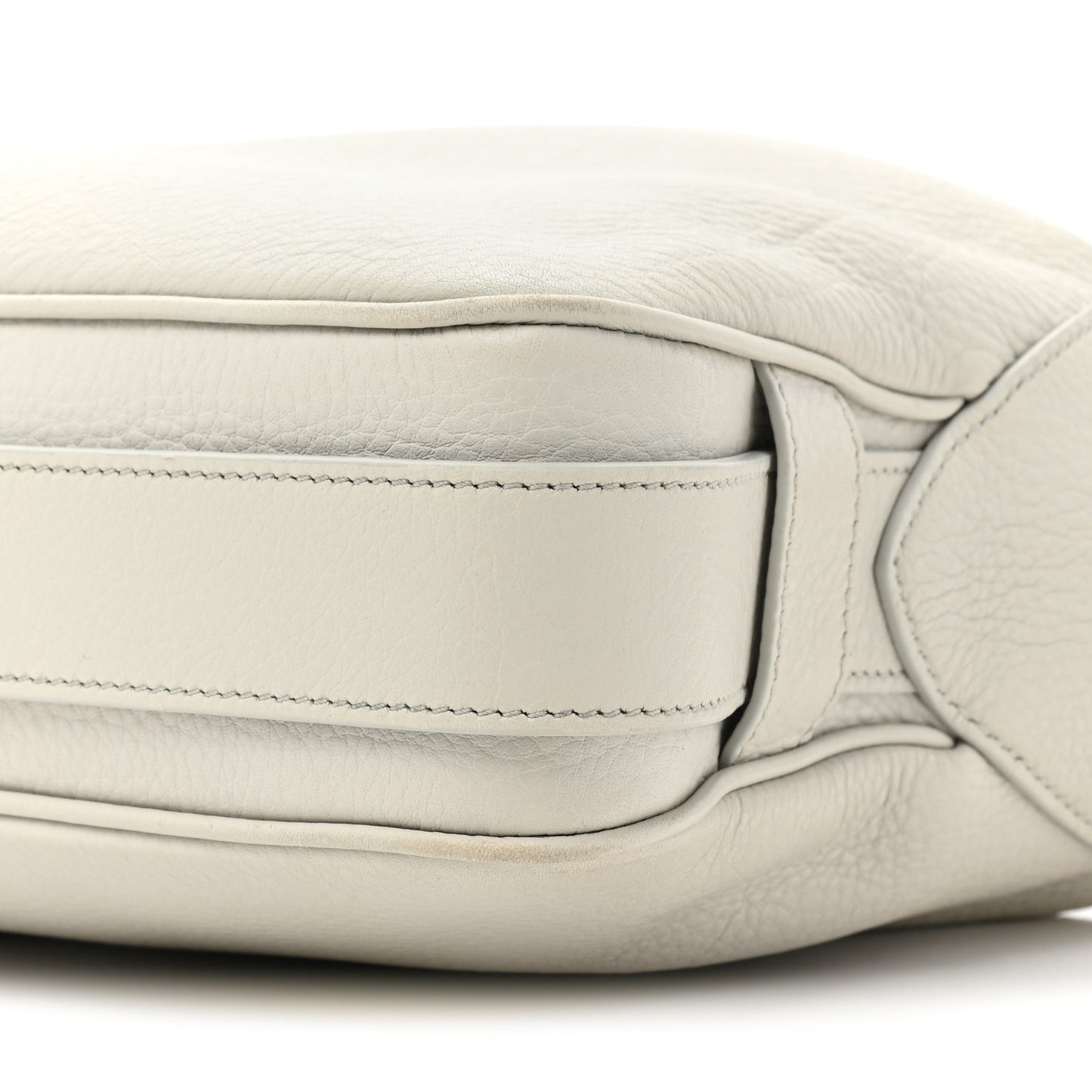 Supple Calfskin Medium Romy Shoulder Bag Rice