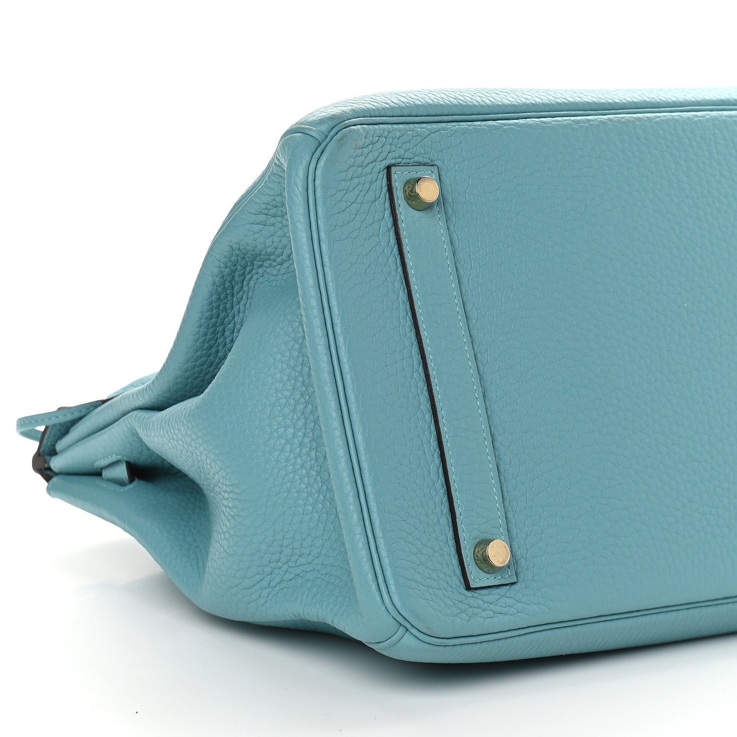 Hermes Taurillon Clemence Birkin 35 Bleu Saint Cyr 8 of 12