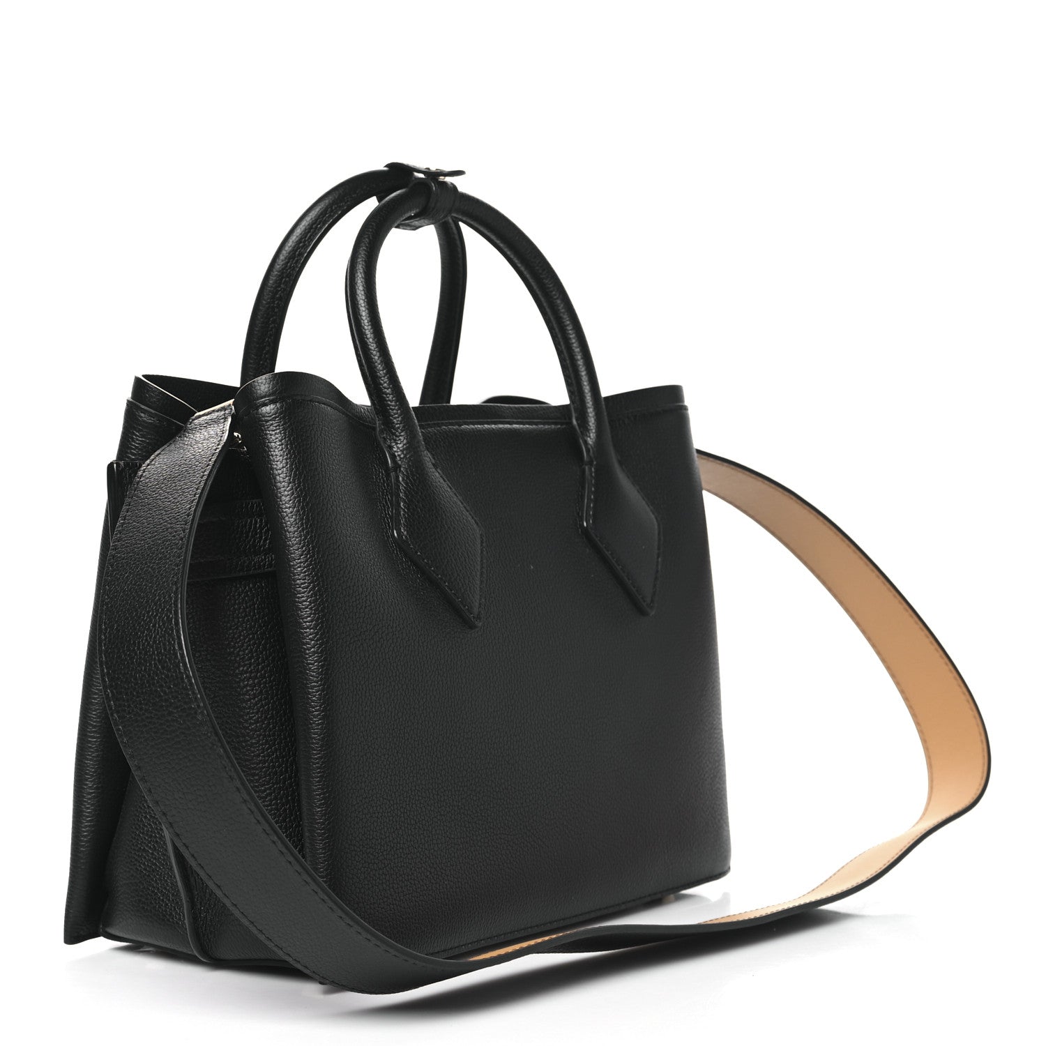 MCM Grained Calfskin Park Avenue Medium Neo Milla Tote Black 3 of 12