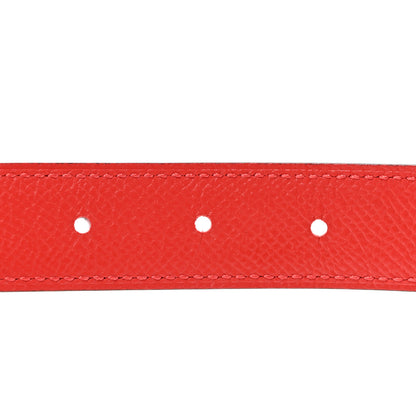 Hermes Swift Epsom 24mm Belt Strap 80 32 Rose Azalee Rouge De Coeur 5 of 6