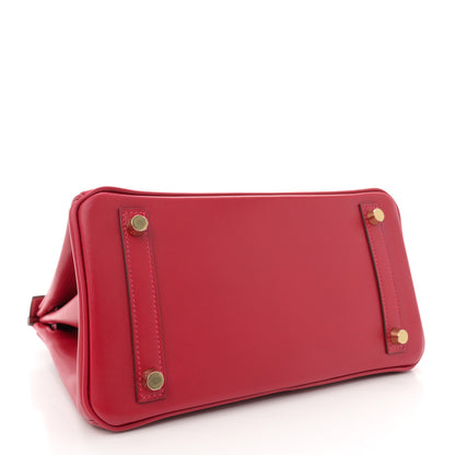 Hermes Swift Birkin 25 Rouge Casaque 4 of 11