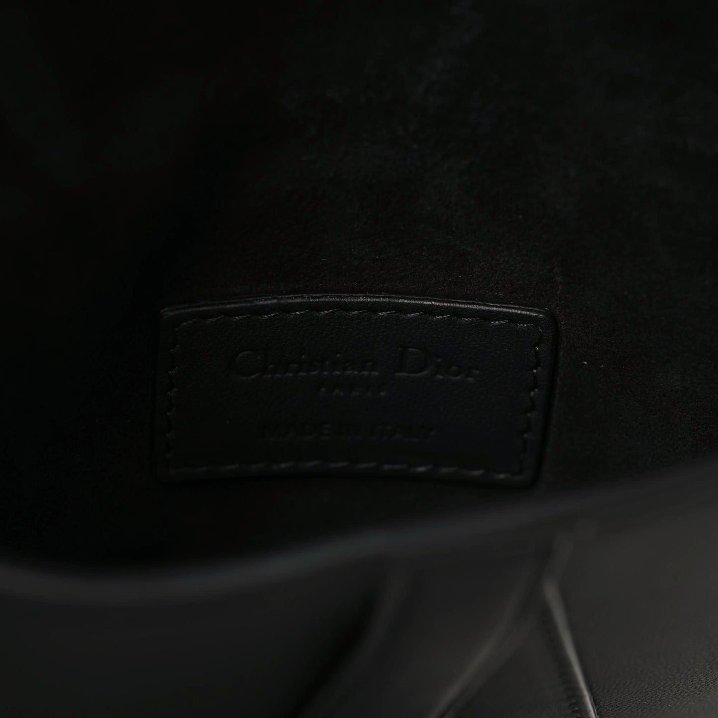 Ultra Matte Calfskin Saddle Belt Bag Black