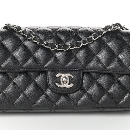 Chanel Caviar Quilted East West Flap Black 8 of 10