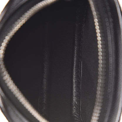 Chanel Metallic Caviar Quilted Zip Around Classic Coin Purse Black 5 of 8