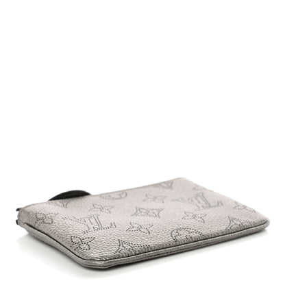 Louis Vuitton Mahina Zipped Card Holder Metallic Grey 4 of 6