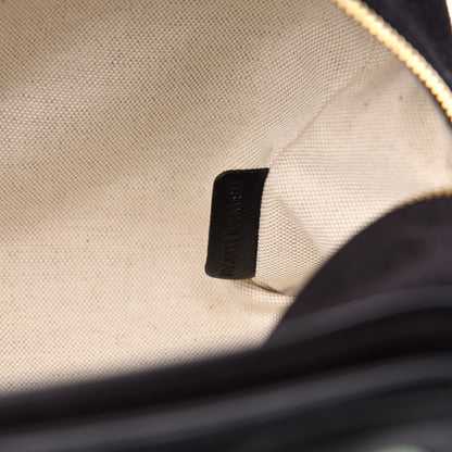 Burberry Lambskin Suede Quilted Small Double Cube Bag Black 7 of 10