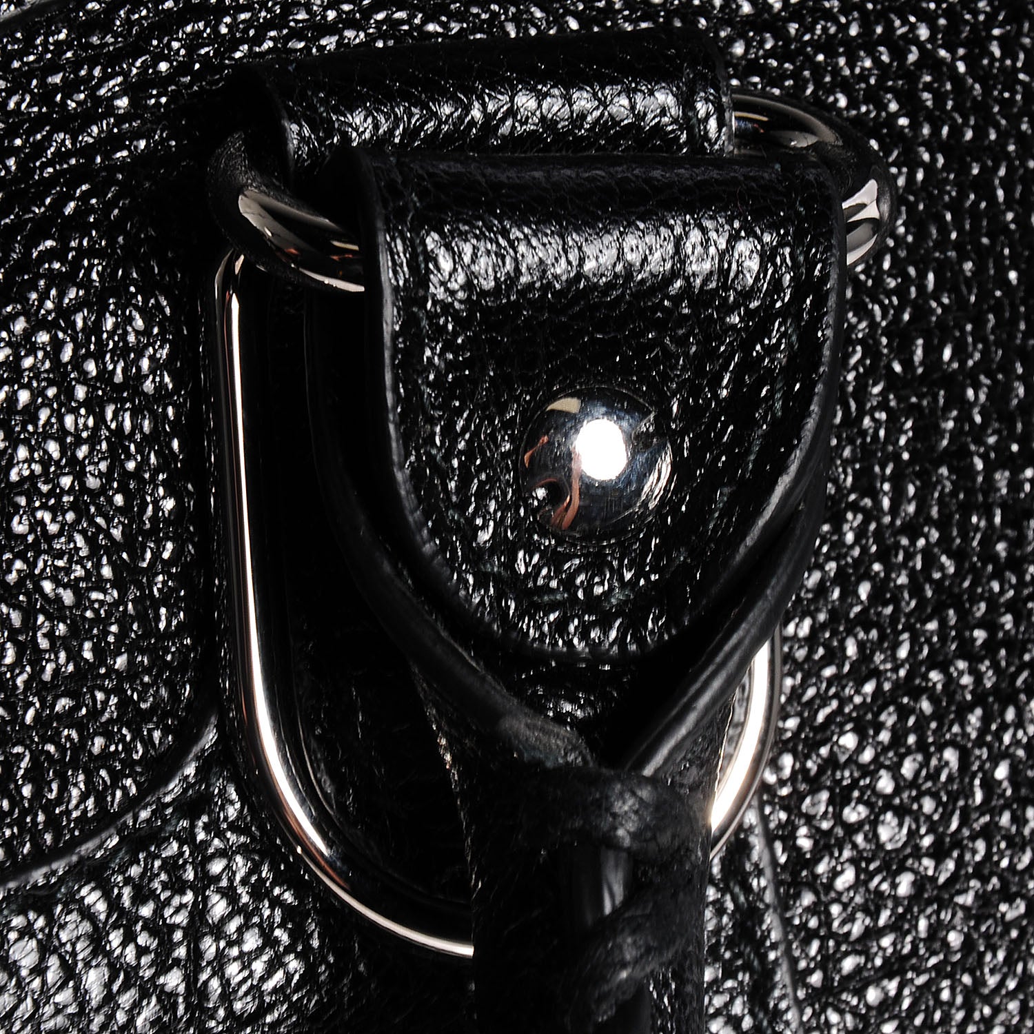 Balenciaga Chevre Silver Metallic Edge Hardware City Black 5 of 13