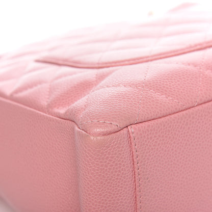 Chanel Caviar Quilted Petit Shopping Tote PST Pink 15 of 21