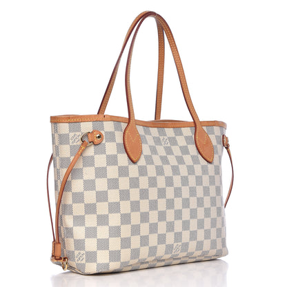 Louis Vuitton Damier Azur Neverfull PM 3 of 15