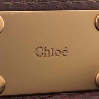 Chloe Calfskin Medium Paddington Satchel Chocolate 6 of 18