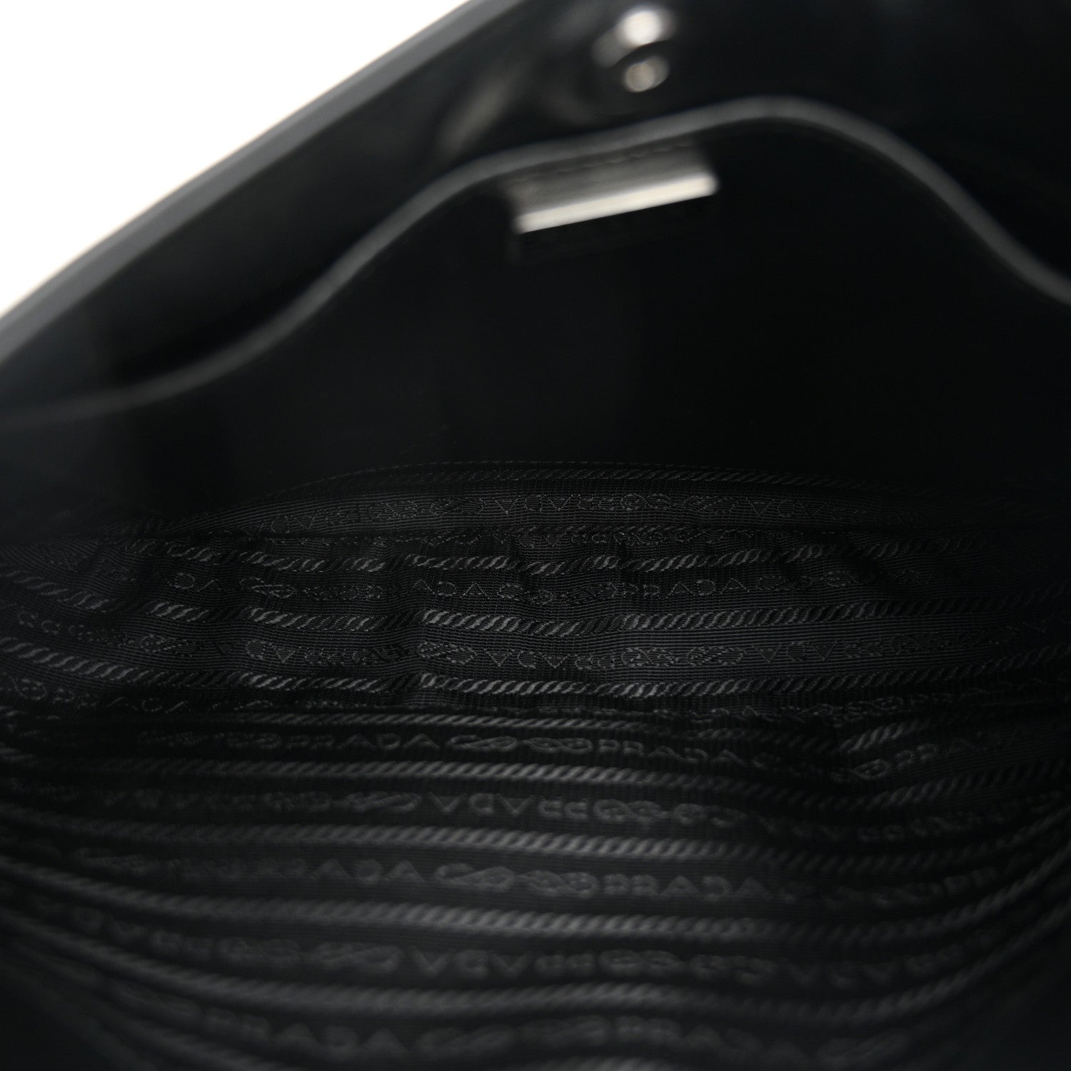 Prada Spazzolato Cleo Shoulder Bag Black 5 of 13