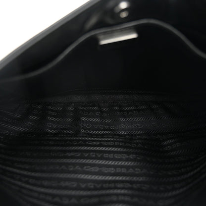 Prada Spazzolato Cleo Shoulder Bag Black 5 of 13