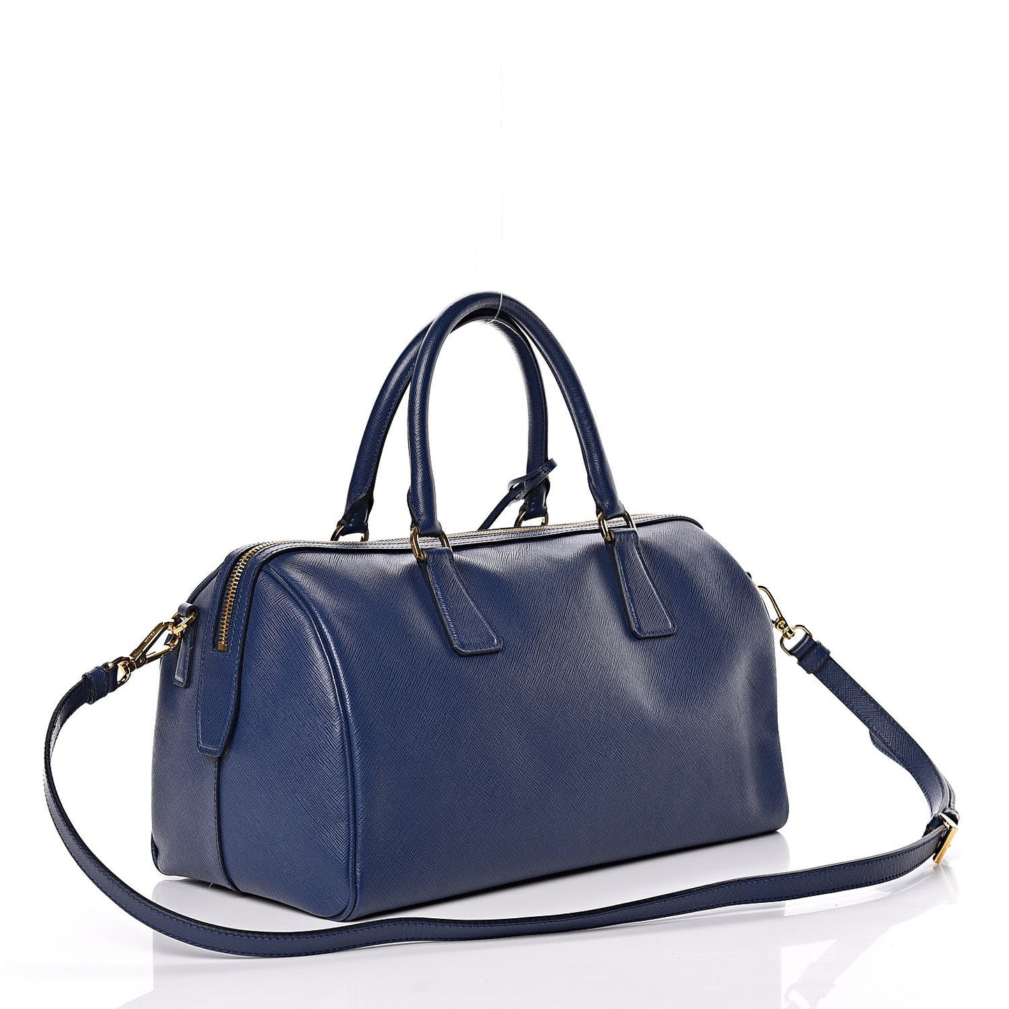 Saffiano Lux Bauletto Bleuette