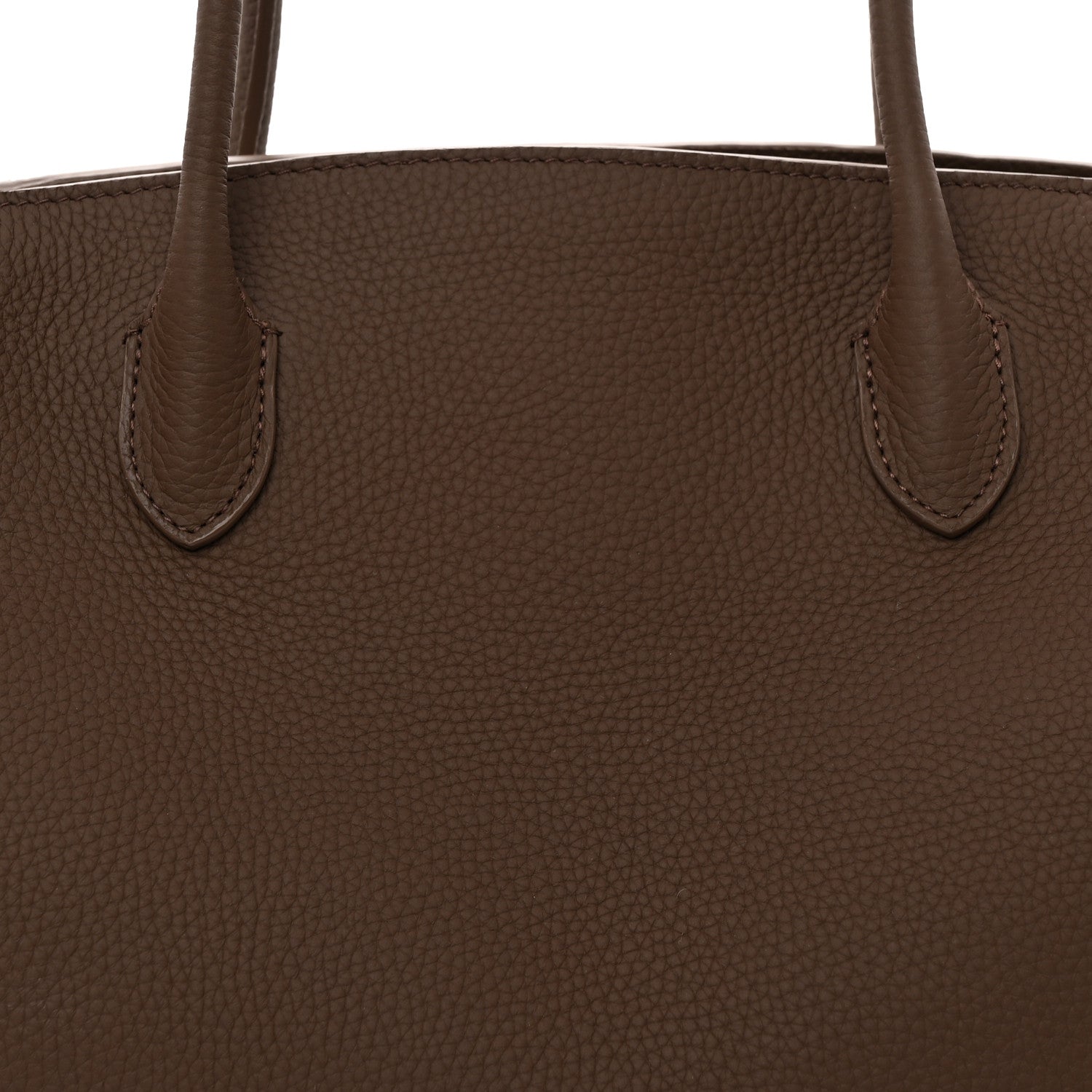 The Row Matte Grained Calfskin Marlo 14 Dark Olive 7 of 11