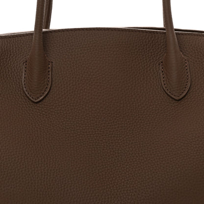 The Row Matte Grained Calfskin Marlo 14 Dark Olive 7 of 11
