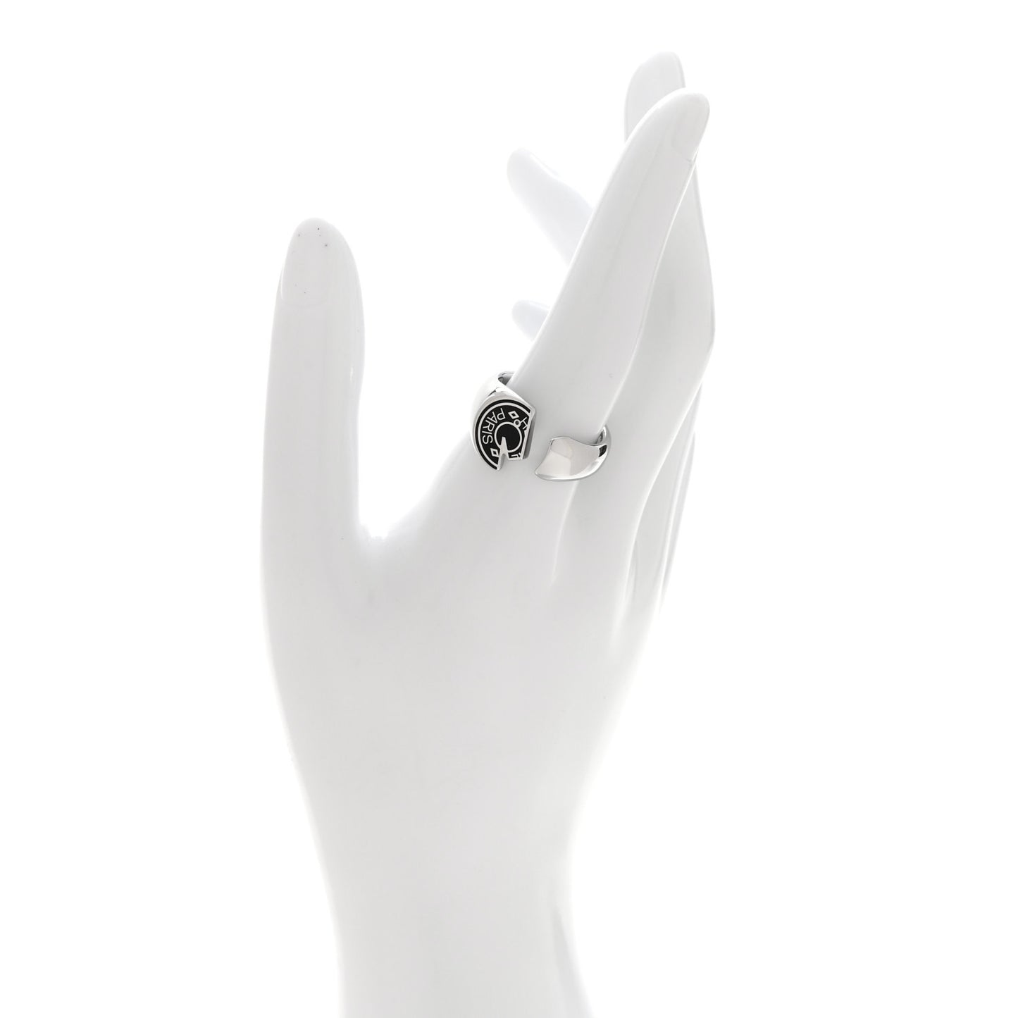 Stainless Steel Mens Carrousel Ring 62 10 Black