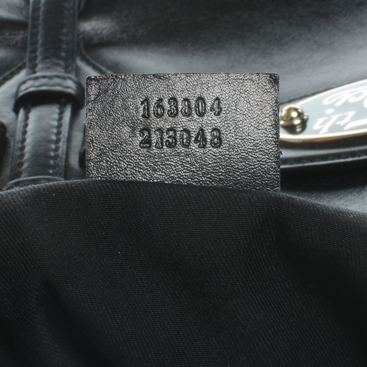 Leather Horsebit 85th Anniversary Hobo Black