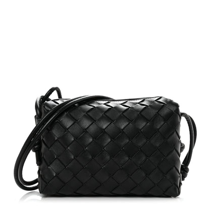 Bottega Veneta Nappa Intrecciato Mini Loop Camera Bag Black 1 of 9