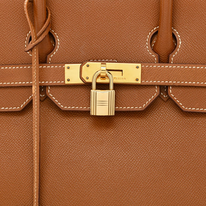 Hermes Courchevel HAC Birkin 32 Gold 8 of 14