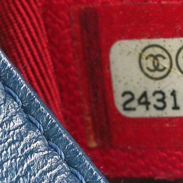 Chanel Aged Calfskin Quilted Small Gabrielle Hobo Blue 7 of 10