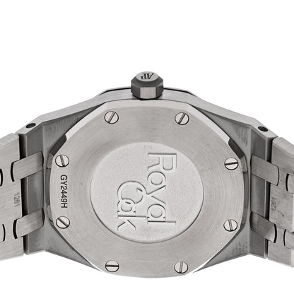 Audemars Piguet Stainless Steel 33mm Royal Oak Quartz Watch Black 67650ST.OO.1261ST.01 4 of 5